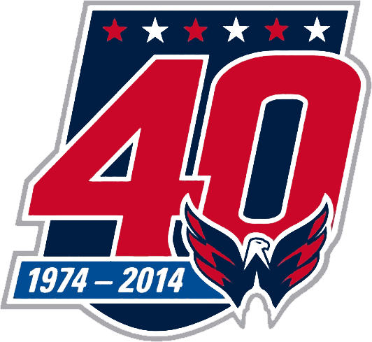 Washington Capitals 2015 Anniversary Logo fabric transfer